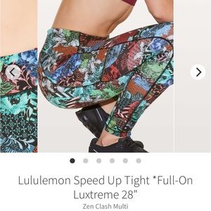 Lululemon speed up zen clash